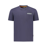 Napapijri Blue Cotton Men T-Shirt
