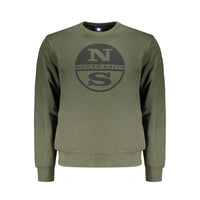 North Sails Green Cotton Men Sweater