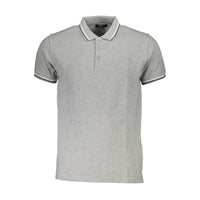 Cavalli Class Brown Cotton Men Polo Shirt