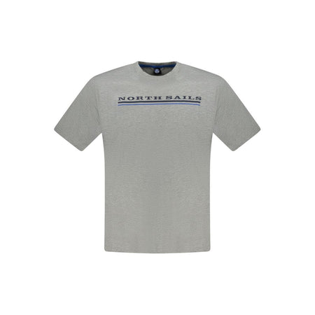 North Sails Brown Cotton Men T-Shirt