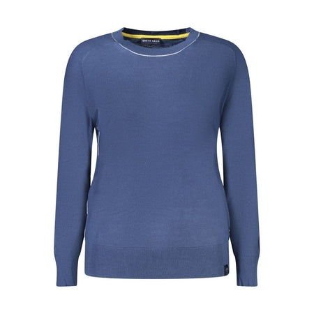 North Sails Blue Cotton Women Sweater