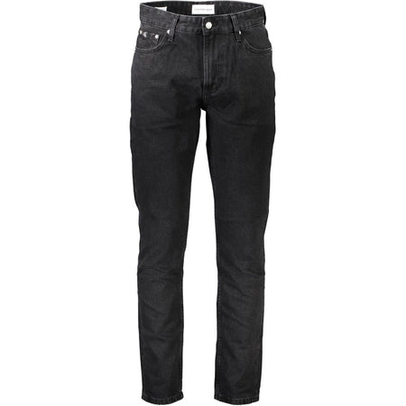 Calvin Klein Black Cotton Men Jeans