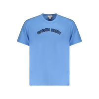 Calvin Klein Light Blue Cotton Men T-Shirt