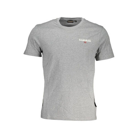 Napapijri Brown Cotton Men T-Shirt