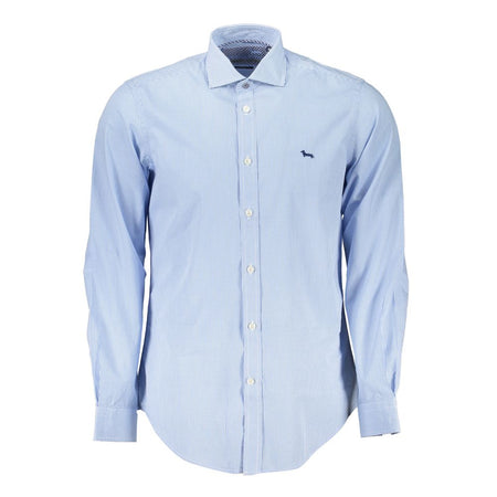 Harmont & Blaine Light Blue Cotton Men Shirt