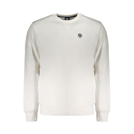 North Sails White Cotton Men Sweater