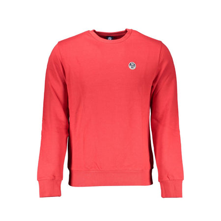 North Sails Red Cotton Men Sweater
