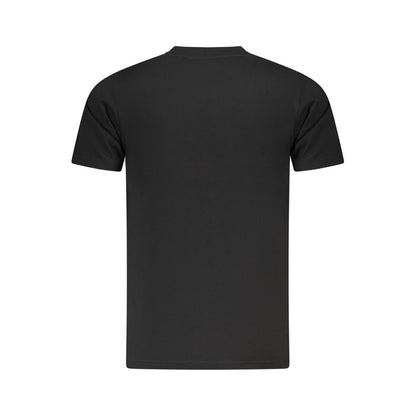 Cavalli Class Black Cotton Men T-Shirt