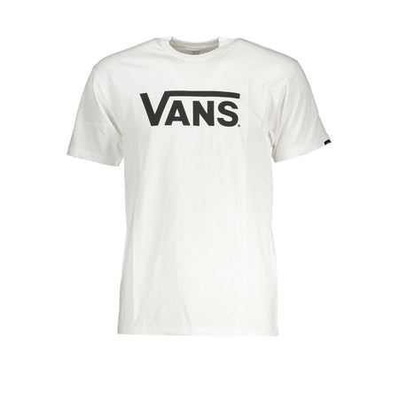 Vans White Cotton Men T-Shirt