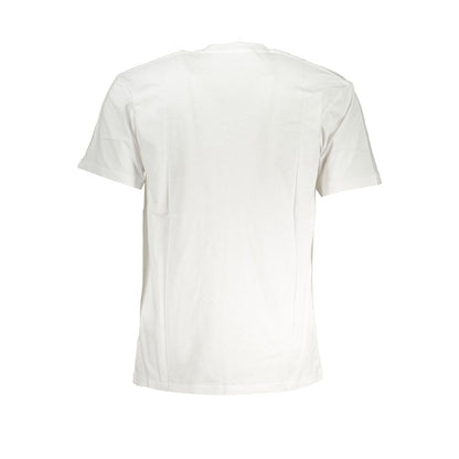 Vans White Cotton Men T-Shirt