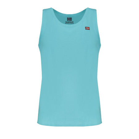 Norway 1963 Light Blue Cotton Men Shirt