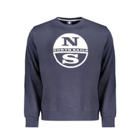 North Sails Blue Cotton Men Sweater