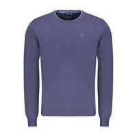 North Sails Blue Cotton Men Sweater