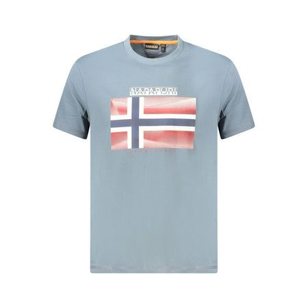 Napapijri Brown Cotton Men T-Shirt