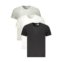 Calvin Klein Gray Cotton Men T-Shirt
