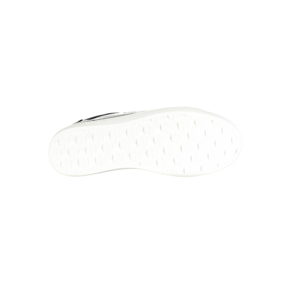 Blauer Black Leather Men Sneaker