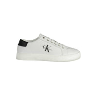 Calvin Klein White Recycled Polyester Men Sneaker