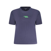 Calvin Klein Blue Cotton Women T-Shirt