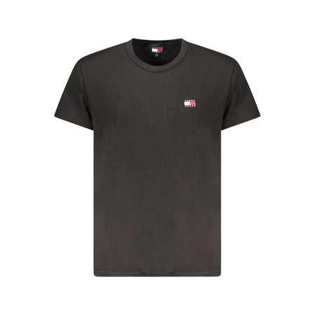 Tommy Hilfiger Black Cotton Men T-Shirt