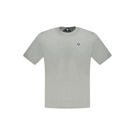 North Sails Brown Cotton Men T-Shirt