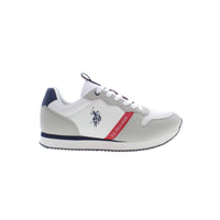 U.S. POLO ASSN. White Polyester Men Sneaker