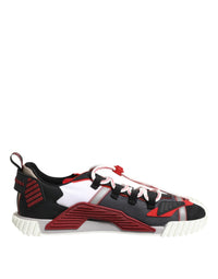 Dolce & Gabbana Multicolor Logo Low Top NS1 Sneakers Shoes