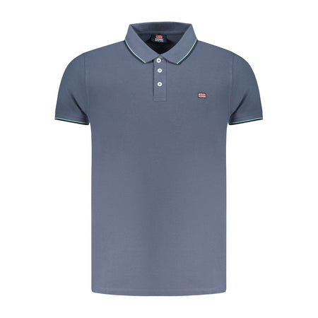 Norway 1963 Blue Cotton Polo Shirt