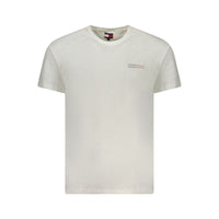 Tommy Hilfiger White Cotton Men T-Shirt