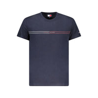 Tommy Hilfiger Blue Cotton Men T-Shirt