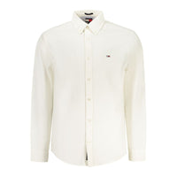 Tommy Hilfiger White Cotton Men Shirt
