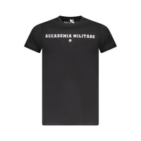 Accademia Militare Black Cotton T-Shirt