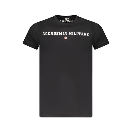 Accademia Militare Black Cotton T-Shirt