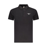 Accademia Militare Black Cotton Polo Shirt