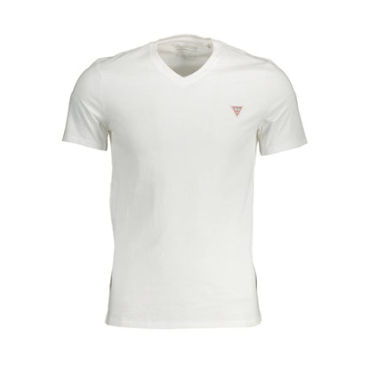 Guess Jeans White Cotton T-Shirt