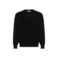Brunello Cucinelli Black Fleece Wool Sweatshirt