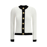Balmain Contrast trim Cardigan