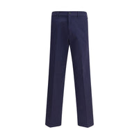 Prada Blue Cotton Chino Pants