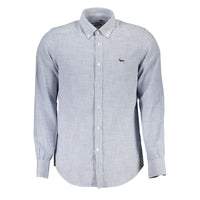 Harmont & Blaine Blue Cotton Shirt