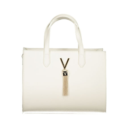Mario Valentino White Polyethylene Handbag