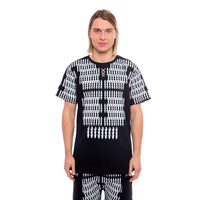 Nicolo Tonetto Black Cotton Men T-Shirt