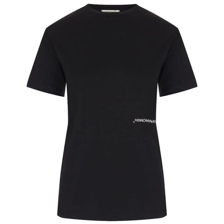 Hinnominate Black Cotton Tops & T-Shirt