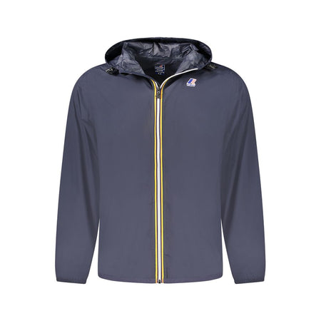 K-WAY Blue Polyamide Men Jacket