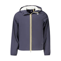 K-WAY Blue Nylon Men Jacket