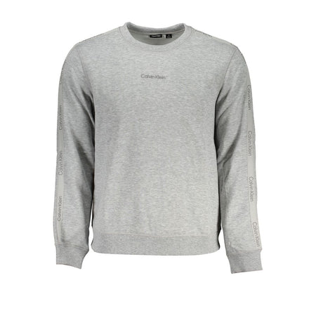 Calvin Klein Gray Polyester Men Sweater