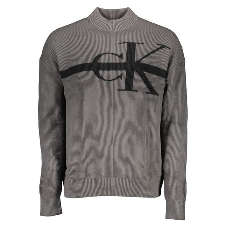 Calvin Klein Gray Cotton Sweater