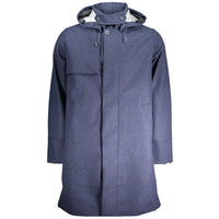 K-WAY Blue Polyester Men's Jacket