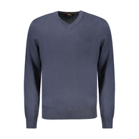 Hugo Boss Blue Cotton Sweater