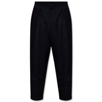 Balmain Black Cotton Jeans & Pant