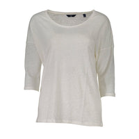 Gant White Linen Tops & T-Shirt