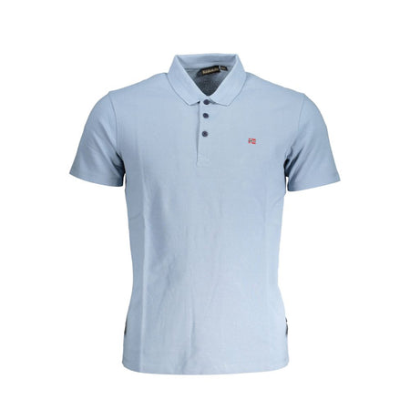 Napapijri Blue Cotton Polo Shirt